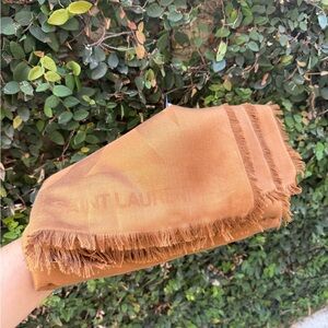 Saint Laurent Cassandre Print Scarf